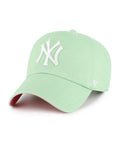 47 New York Yankees Ballpark Clean Up Dad Hat Baseball Cap - Hemlock/Pink by I-Max Fashions