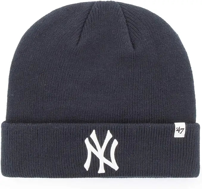 47 New York Yankees Beanie Hat - MLB NY Cuffed Winter Knit Cap by I-Max Fashions