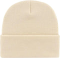 47 New York Yankees Haymaker Cuff Knit Stretch Fit Natural Logo Beanie by I-Max Fashions