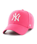 47 New York Yankees MVP Hat Baseball Cap, Magenta, One Size by I-Max Fashions