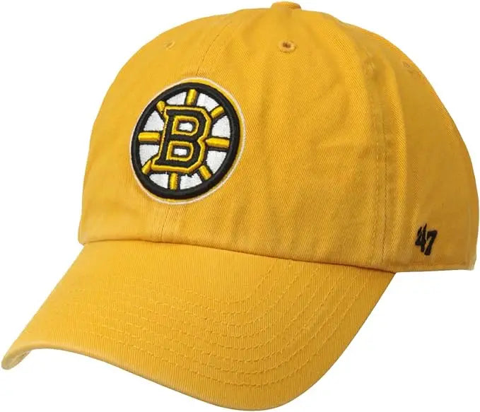 47 NHL Boston Bruins Clean Up Adjustable Cap Gold by I-Max Fashions