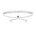 Oval Tanzanite Tennis Bracelet by Fine Color Jewels