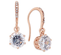 Charter Club Gold-Tone Cubic Zirconia Drop Earrings by Vanessa Jane