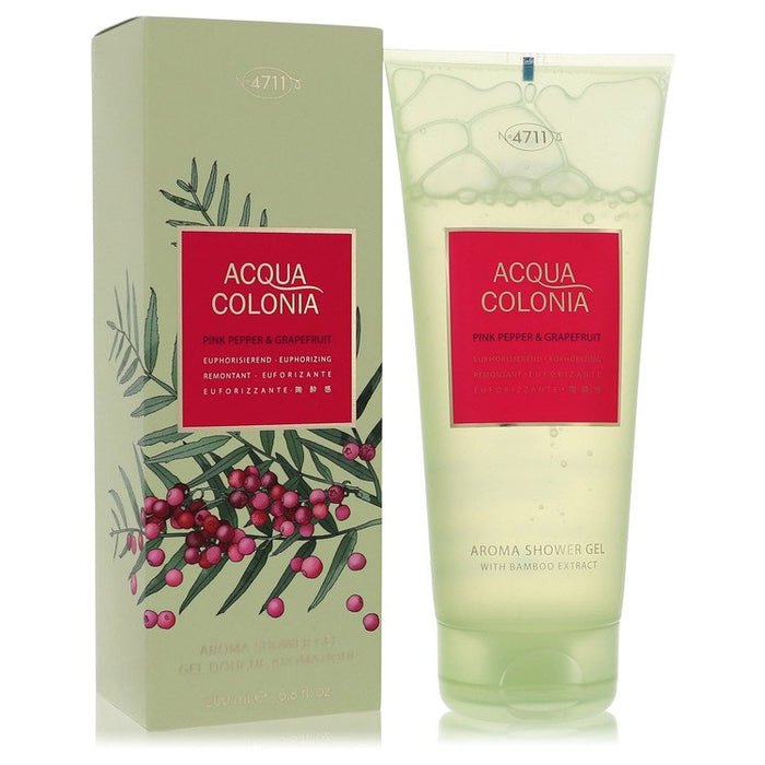 4711 Acqua Colonia Pink Pepper & Grapefruit by 4711 Shower Gel 6.8 oz for Women by Avera Group