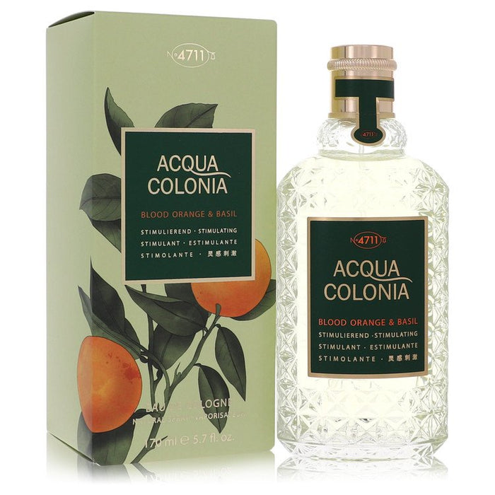 4711 Acqua Colonia Blood Orange & Basil by 4711 Eau De Cologne Spray (Unisex) 5.7 oz for Women by Avera Group