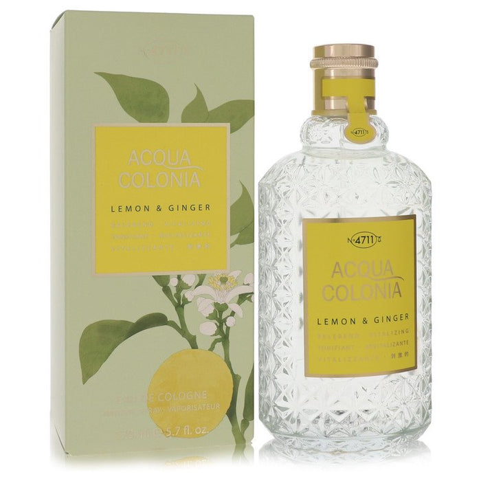 4711 ACQUA COLONIA Lemon & Ginger by 4711 Eau De Cologne Spray (Unisex) 5.7 oz for Women by Avera Group