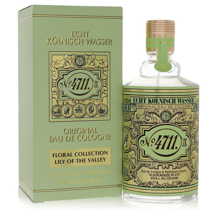 4711 Floral Collection Lily of the Valley by 4711 Eau De Cologne Spray (Unisex) 3.4 oz for Men by Avera Group