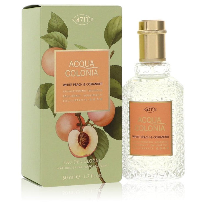 4711 Acqua Colonia White Peach & Coriander by 4711 Eau De Cologne Spray (Unisex) 1.7 oz for Women by Avera Group