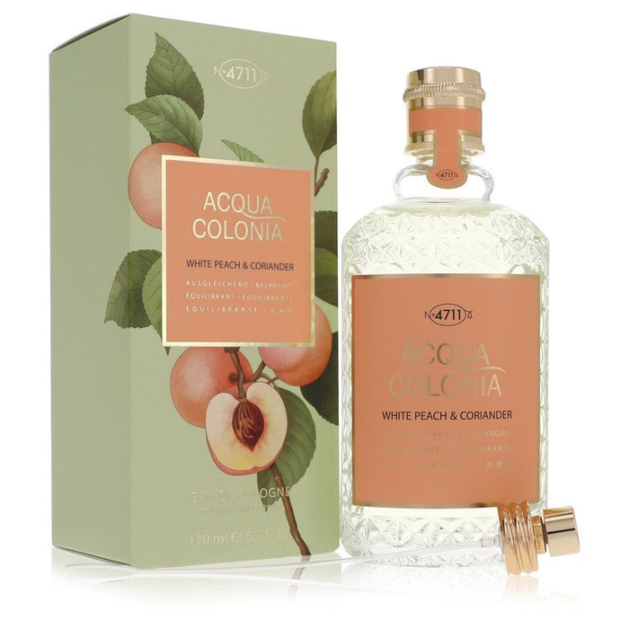 4711 Acqua Colonia White Peach & Coriander by 4711 Eau De Cologne Spray (Unisex) 5.7 oz for Women by Avera Group