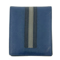 Prada Saffiano Leather Blue Mens Bifold Wallet #4721 by Bolt Boutique