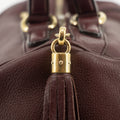 Gucci Burgundy Leather Tassel Soho Boston Bag #4736 by Bolt Boutique