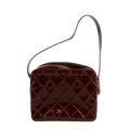 Chanel Matelasse Patent Enamel Red Shoulder Bag #4738 by Bolt Boutique