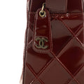 Chanel Matelasse Patent Enamel Red Shoulder Bag #4738 by Bolt Boutique