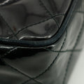 Chanel Matelasse Patent Leather Black Tassel Shoulder Bag #4750 by Bolt Boutique