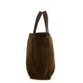 Chanel Brown Suede Handle Logo Tote Bag 4 Series #4752 by Bolt Boutique