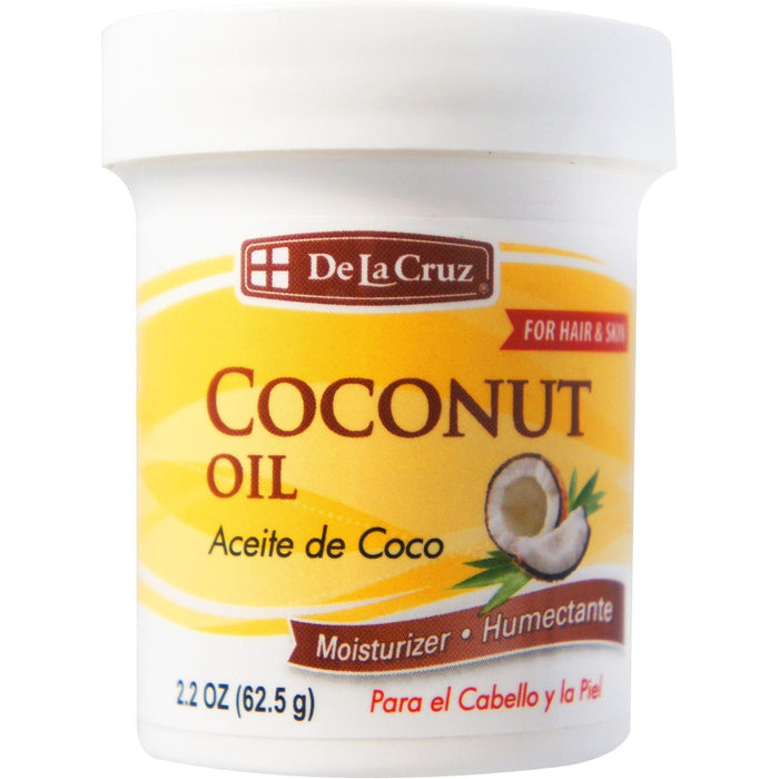 De La Cruz Expeller Pressed Coconut Oil For Dry Skin And Hair Moisturizer 2.2 Oz by Pasteur Pharmacy