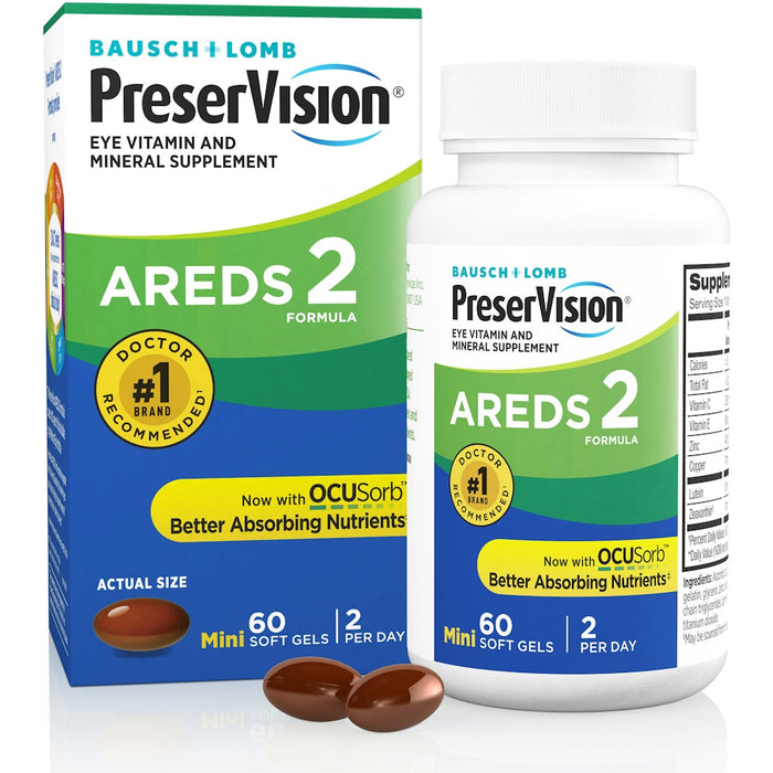 PreserVision Areds 2, SoftGels 60Ct by Pasteur Pharmacy