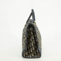 Christian Dior Blue Trotter Canvas Mini Boston Bag #4783 by Bolt Boutique