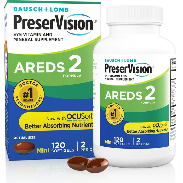 PreserVision Eye Vitamin & Mineral Supplement Areds 2 Formula by Pasteur Pharmacy