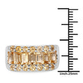 3.08 Carat Genuine Citrine .925 Sterling Silver Ring by Bids.com