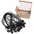 48 Ft. LED String Lights Outdoor Commercial Grade Waterproof Bulbs by DailySale
