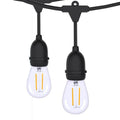 48 Ft. LED String Lights Outdoor Commercial Grade Waterproof Bulbs by DailySale