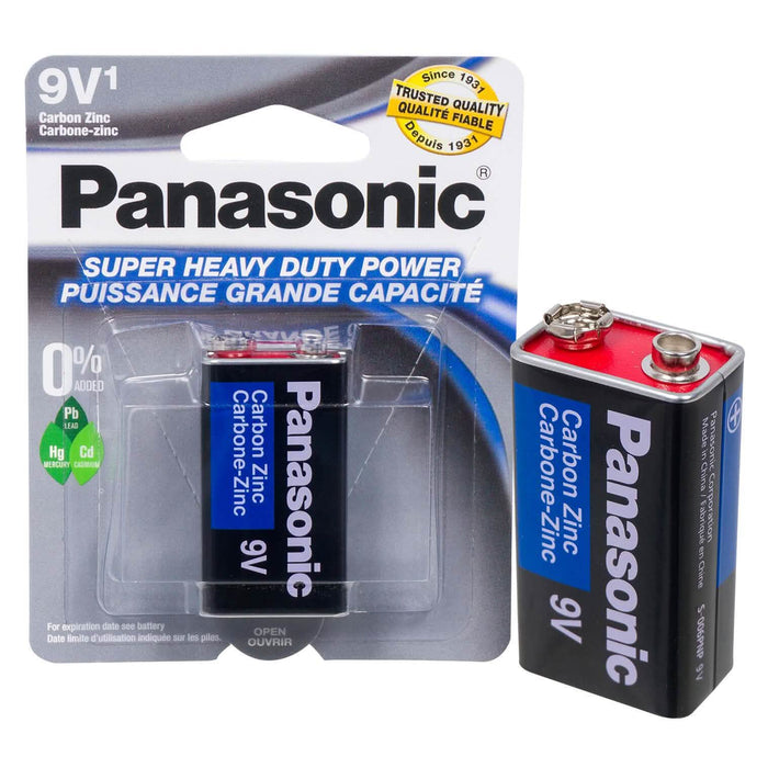 48-Pack: Panasonic Super Heavy Duty 9V Batteries by DailySale