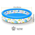 48 x 10 Inflatable Swimming Pool with 3 Velvets Water Drain Plug by DailySale