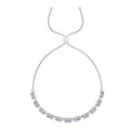 Oval Tanzanite Tennis Bracelet by Fine Color Jewels