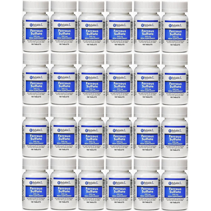 Reliable-1 Laboratories Ferrous Sulfate 325 Mg Iron Supplement 100 Tablets by Pasteur Pharmacy
