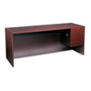 HON 10500 Series 3/4-Height Right Pedestal Credenza, 72w x 24d x 29.5h, Mahogany
