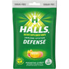 Halls Defense Sugar Free Assorted Citrus Vitamin C Dietary Supplement Drops