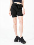 Material Girl Juniors Grommet-Trimmed Tie-Front Biker Shorts, Small by Vanessa Jane