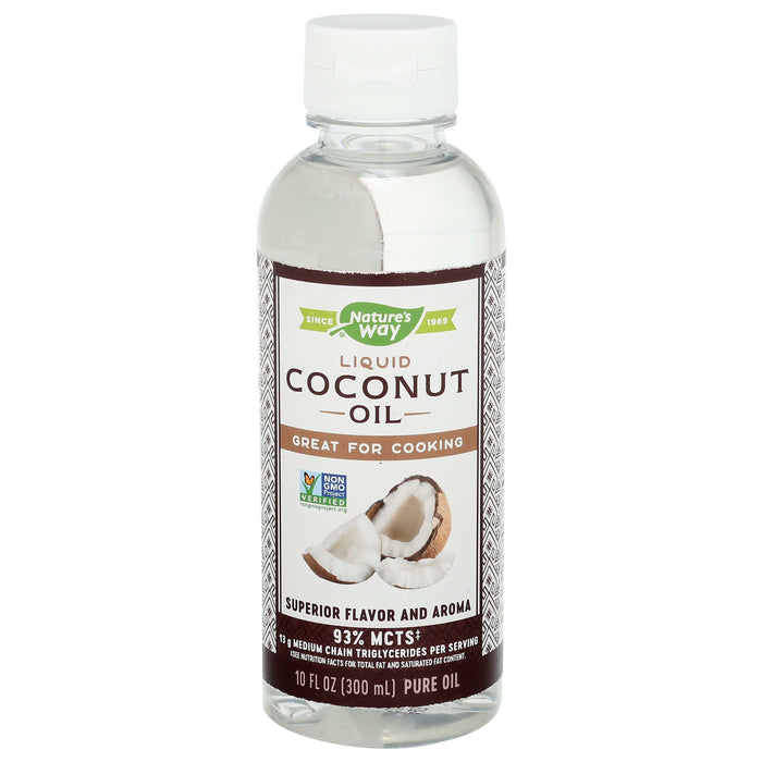 Nature's Way Coconut Oil, Premium Liquid 10 Fl Oz by Pasteur Pharmacy