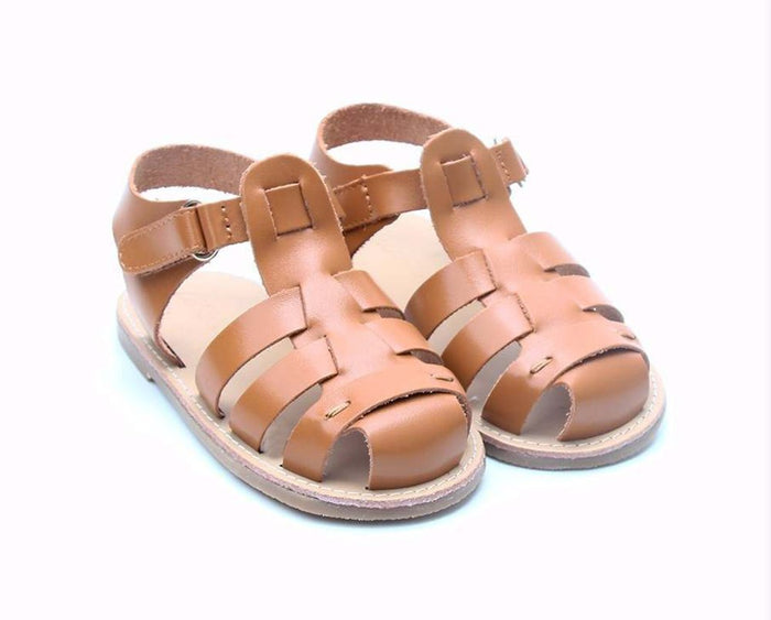 Kids' Italian Leather Sandals | Wide Toe Box & Flexible Sole for Toddlers| Venetian by ozznekshoes