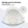 48W UV LED Gel Nail Lamp with 4 Timer by DailySale