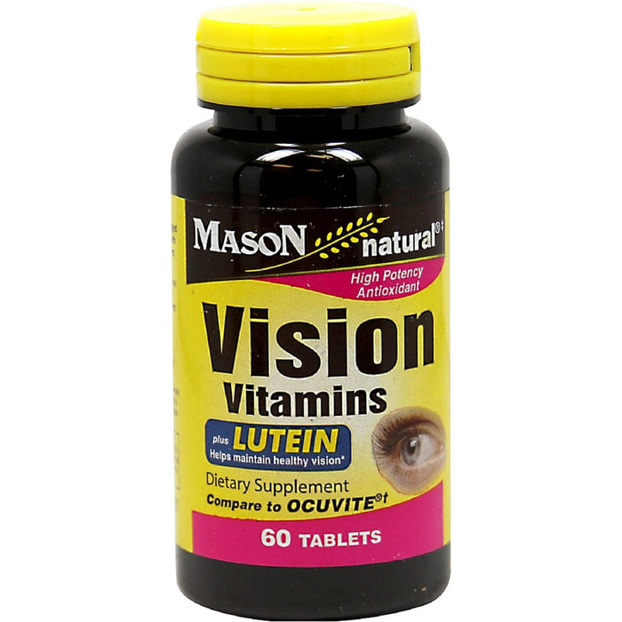 Mason Natural Naturals Vision Vitamins Plus Lutein Tablets - 60ct by Pasteur Pharmacy