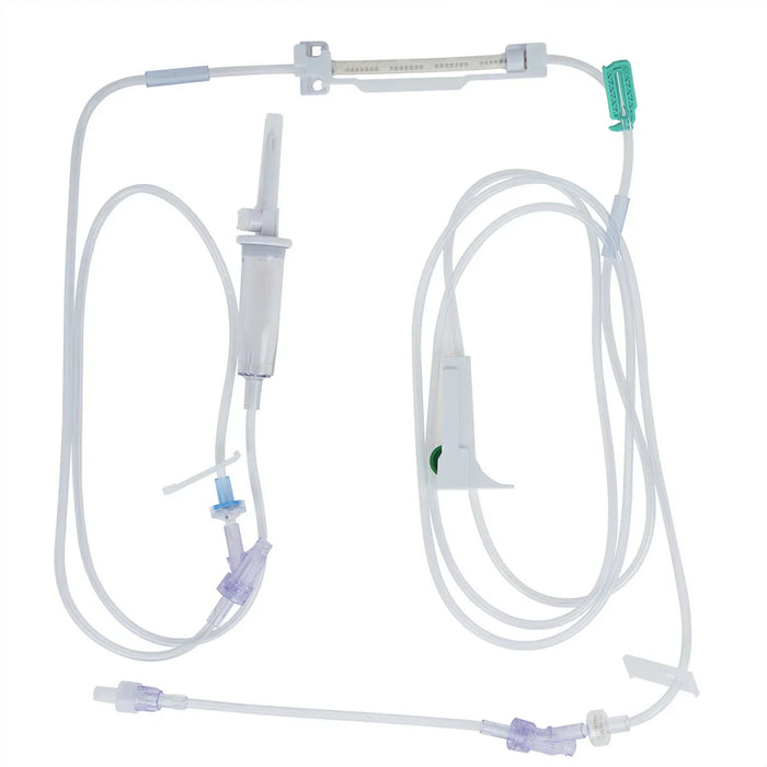 Universal Pump IV Administration Set with CARESITE Needle-Free Connector, Case of 24 by Pasteur Pharmacy
