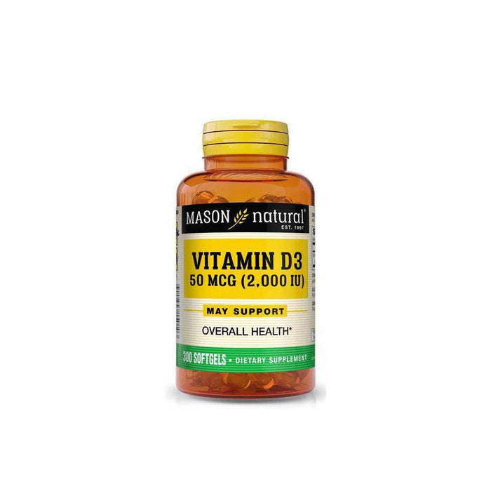 Mason Natural D2000IU Dietary Supplement - 300ct by Pasteur Pharmacy