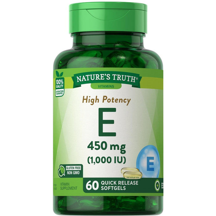 Nature's Truth Vitamin E Capsules 1000 IU by Pasteur Pharmacy