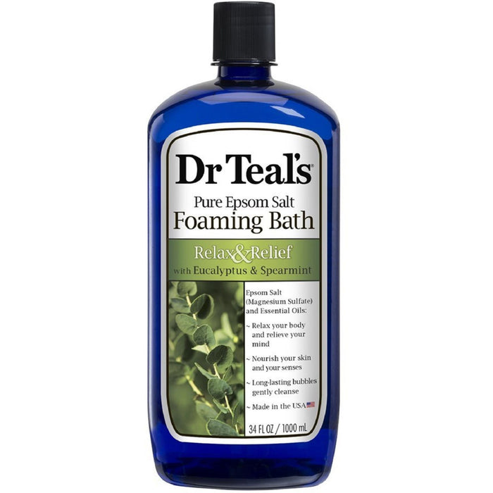 Dr Teal's Relax & Relief Foaming Bath (34 fl oz) by Pasteur Pharmacy