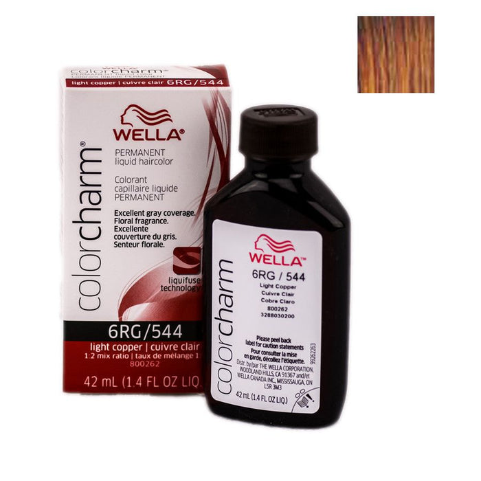 Wella Color Charm Permanent Liquid Haircolor 6RG/544 1.4 Oz by Pasteur Pharmacy