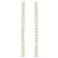 3.50 Carat Genuine Peridot .925 Sterling Silver Earrings by Bids.com