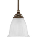 Progress Lighting Renovations Collection Mini-Pendant w/ Etched Glass by Vanessa Jane