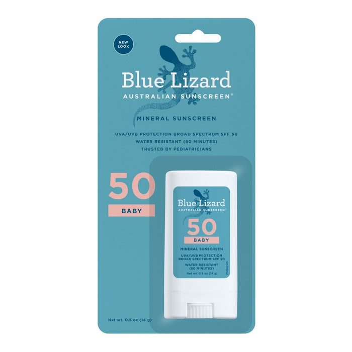 Blue Lizard Australian Mineral Sunscreen Stick Baby SPF 50+ 0.5 Oz by Pasteur Pharmacy