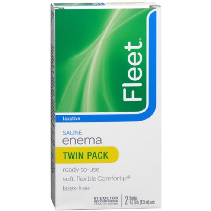 Fleet Laxative Saline Enema - Twin Pack - 9oz by Pasteur Pharmacy
