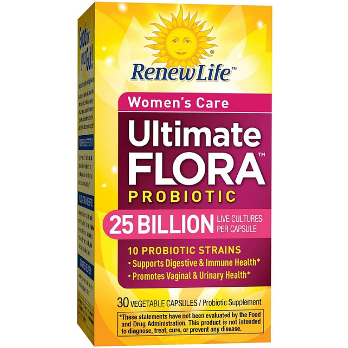 Renew Life Ultimate Flora Probiotic Women's Care Vegetarian Capsules 30Ct by Pasteur Pharmacy