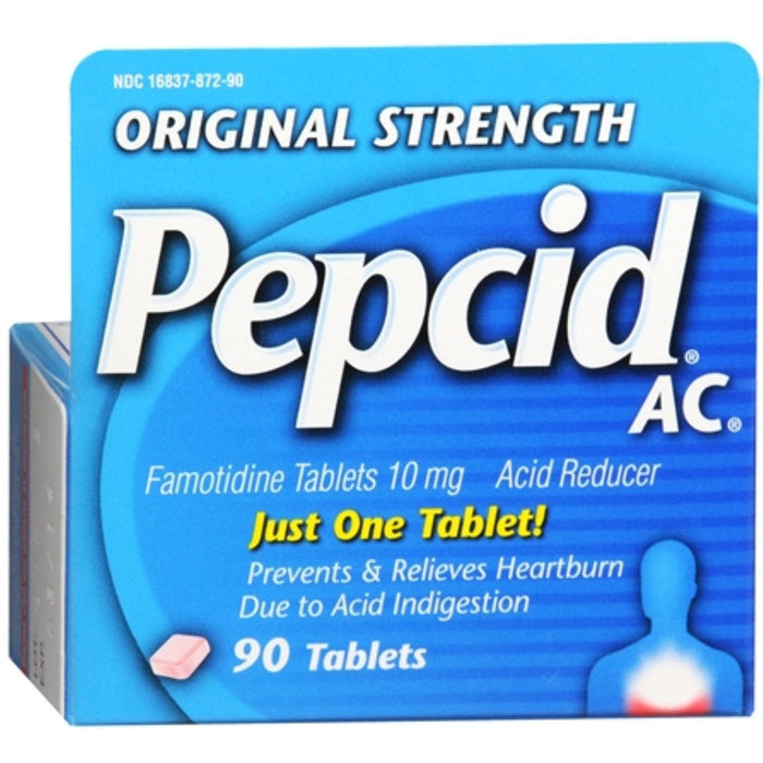Pepcid AC Original Strength For Heartburn Prevention & Relief Tablets by Pasteur Pharmacy