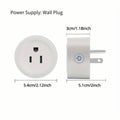 Smart WiFi Plug Outlet Adapter, Works with Alexa & Google, Timer, Voice Control, 2.4GHz Network Home Automation by DailySale
