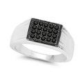 0.30 Carat Genuine Black Diamond .925 Sterling Silver Ring by Bids.com